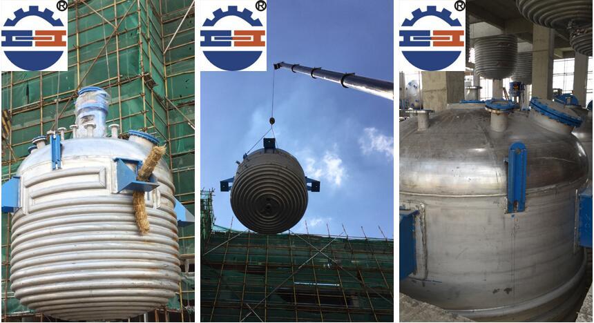 非標不銹鋼反應釜安裝圖 非標不銹鋼反應釜安裝圖